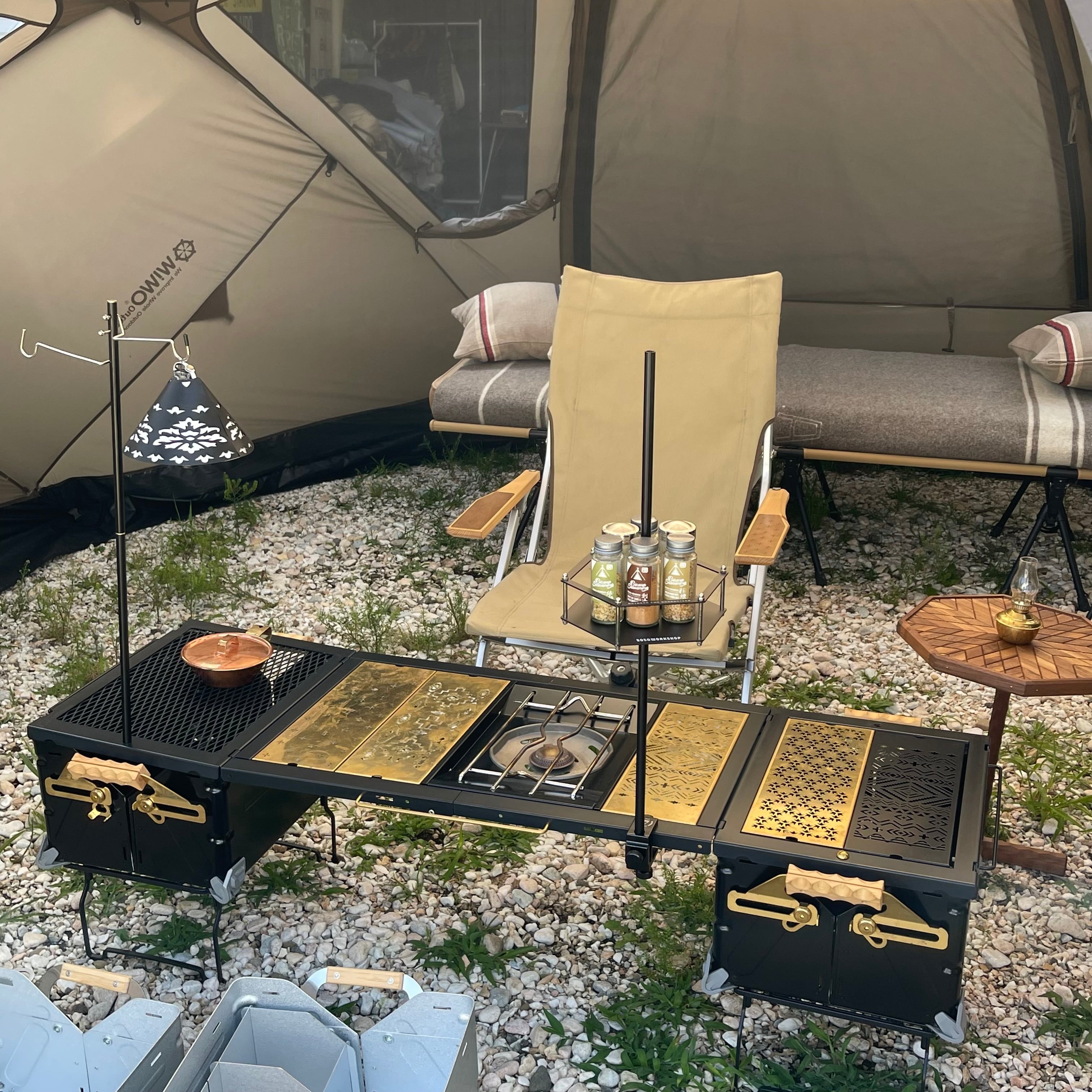 シェルコン25 アイアントップフレーム 天板 ブラック スノーピーク