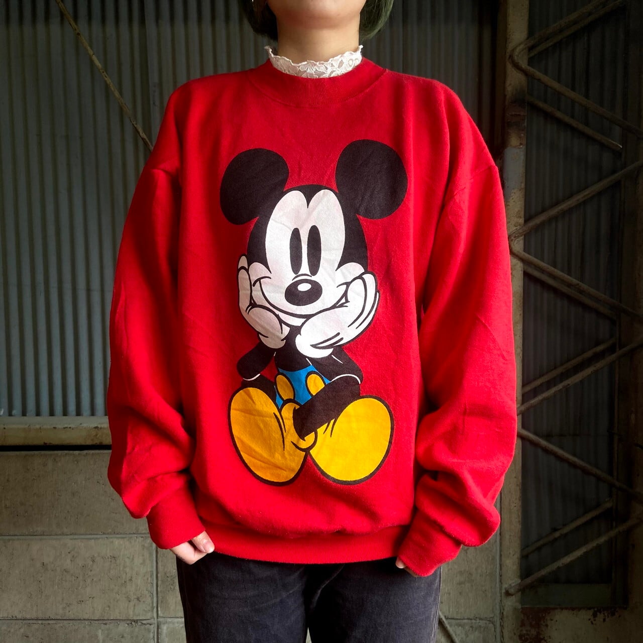 90年代 USA製 MICKEY&CO DISNEY ディズニー ミッキーマウス 両面