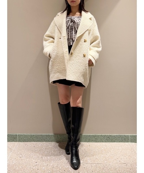 SNIDEL（スナイデル）の「コクーンボアコート（その他アウター）」 - WEAR