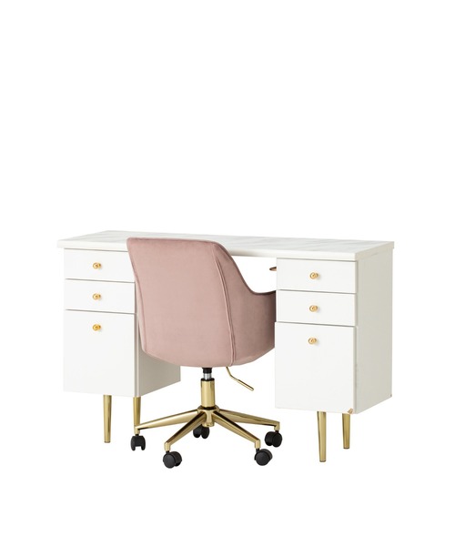 エルドラド デスクチェア ピンク（家具）｜Francfranc（フランフラン