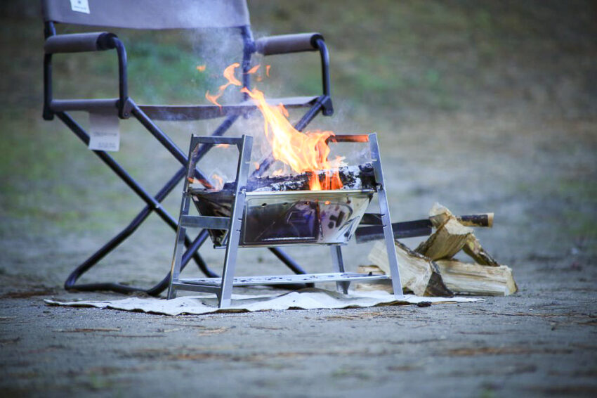 スノーピークの焚火台SRを徹底レビュー！サイズや重さは？ソロキャンプ