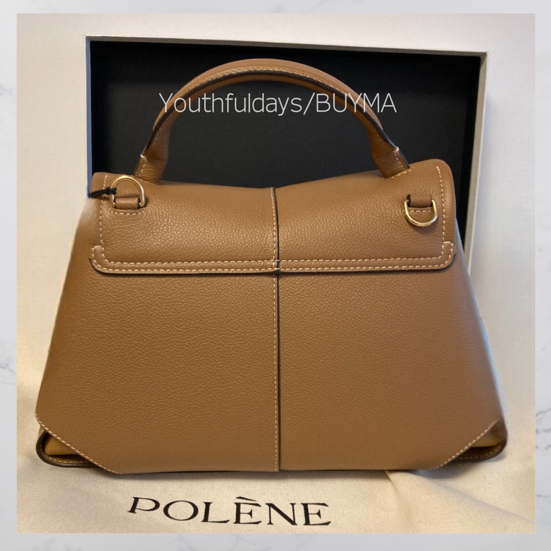 大人気 Polene ショルダー Mokki レザー ハンドバッグ (POLENE