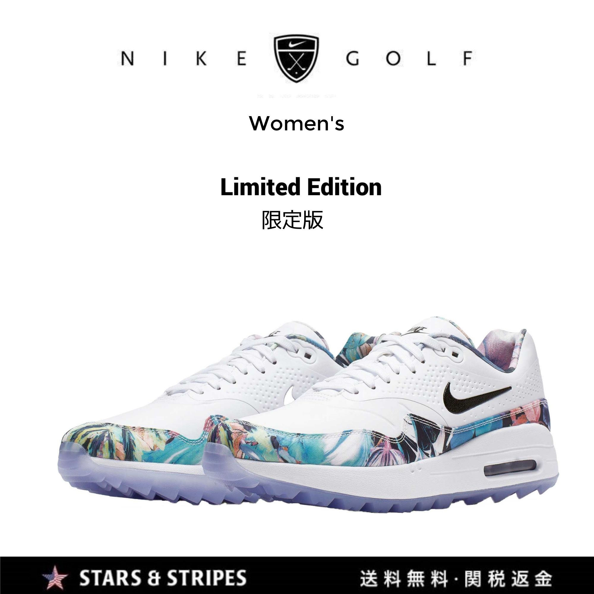 限定版 日本未販売 Nike AIR MAX 1 G NRG 女性用ゴルフシューズ (Nike