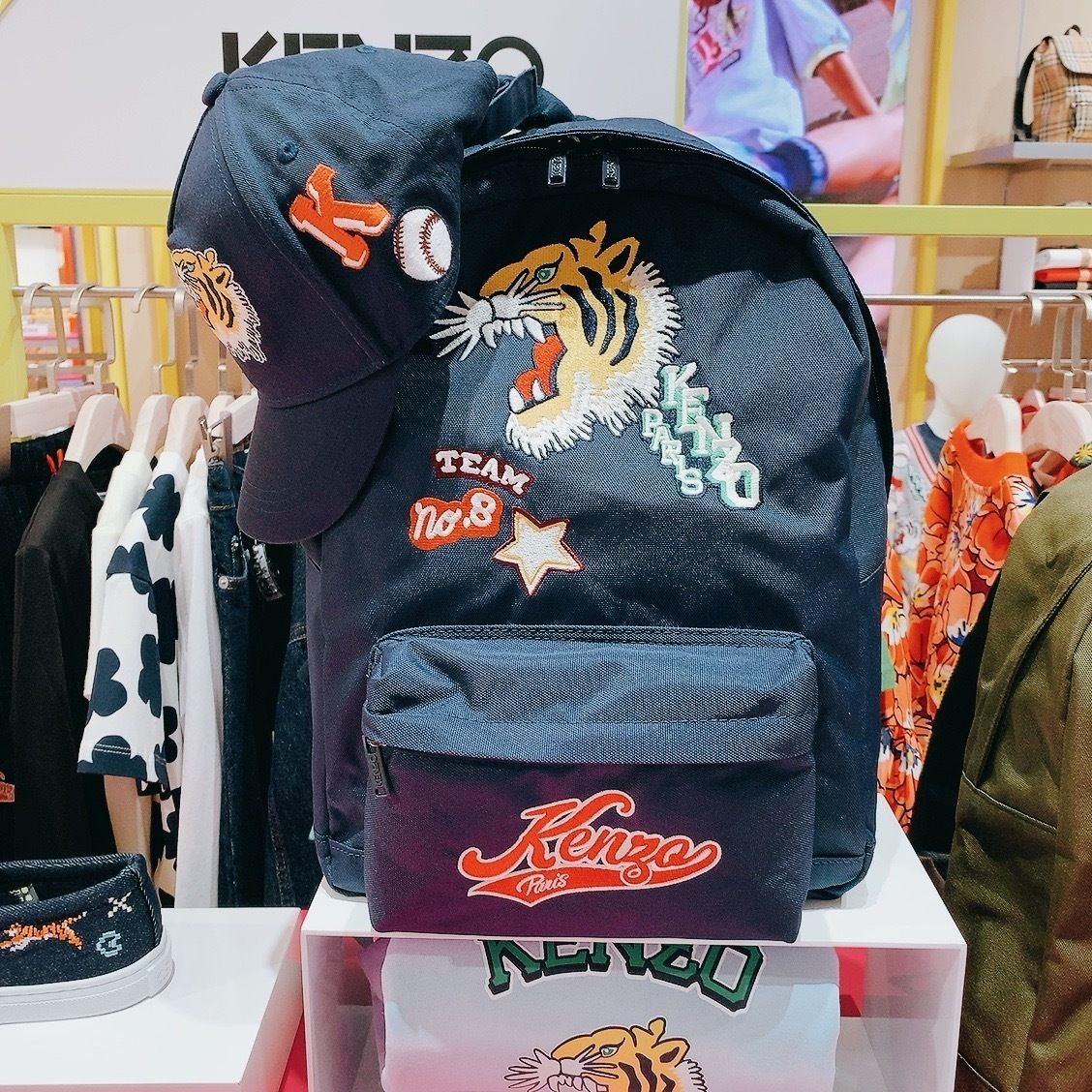 KENZO キッズ ☆ タイガーロゴ バックパック リュックサック (KENZO