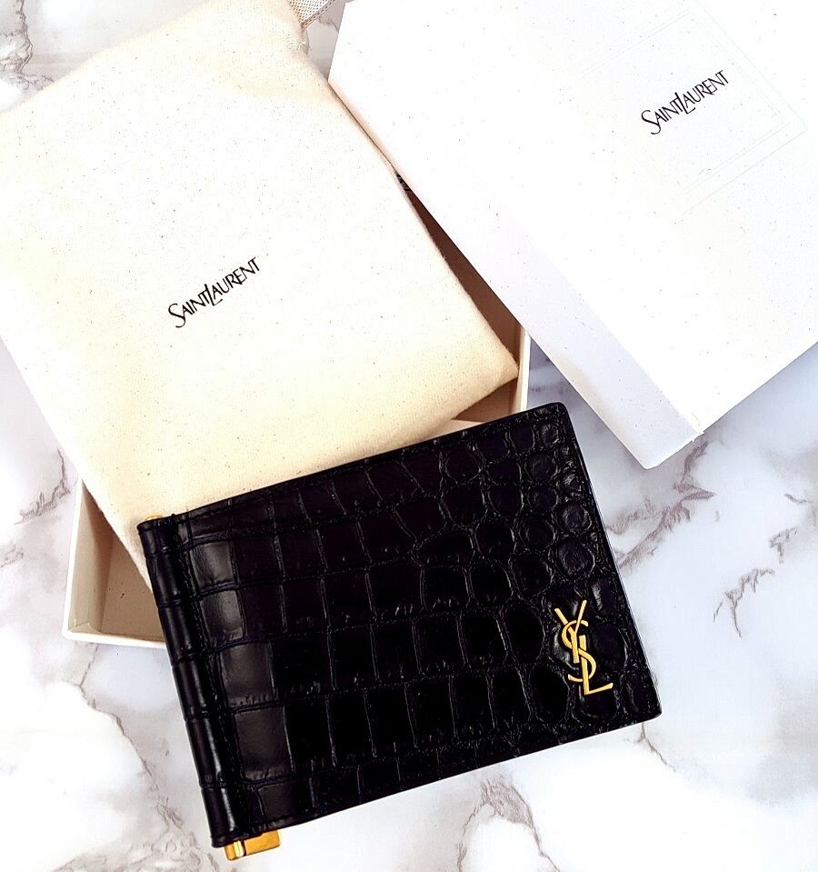 SAINT LAURENT】ビルクリップウォレット タイニーカサンドラ (Saint