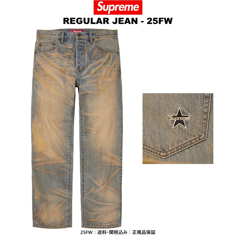 SUPREME】Regular Jean Dirty Indigo - 25FW (Supreme/デニム