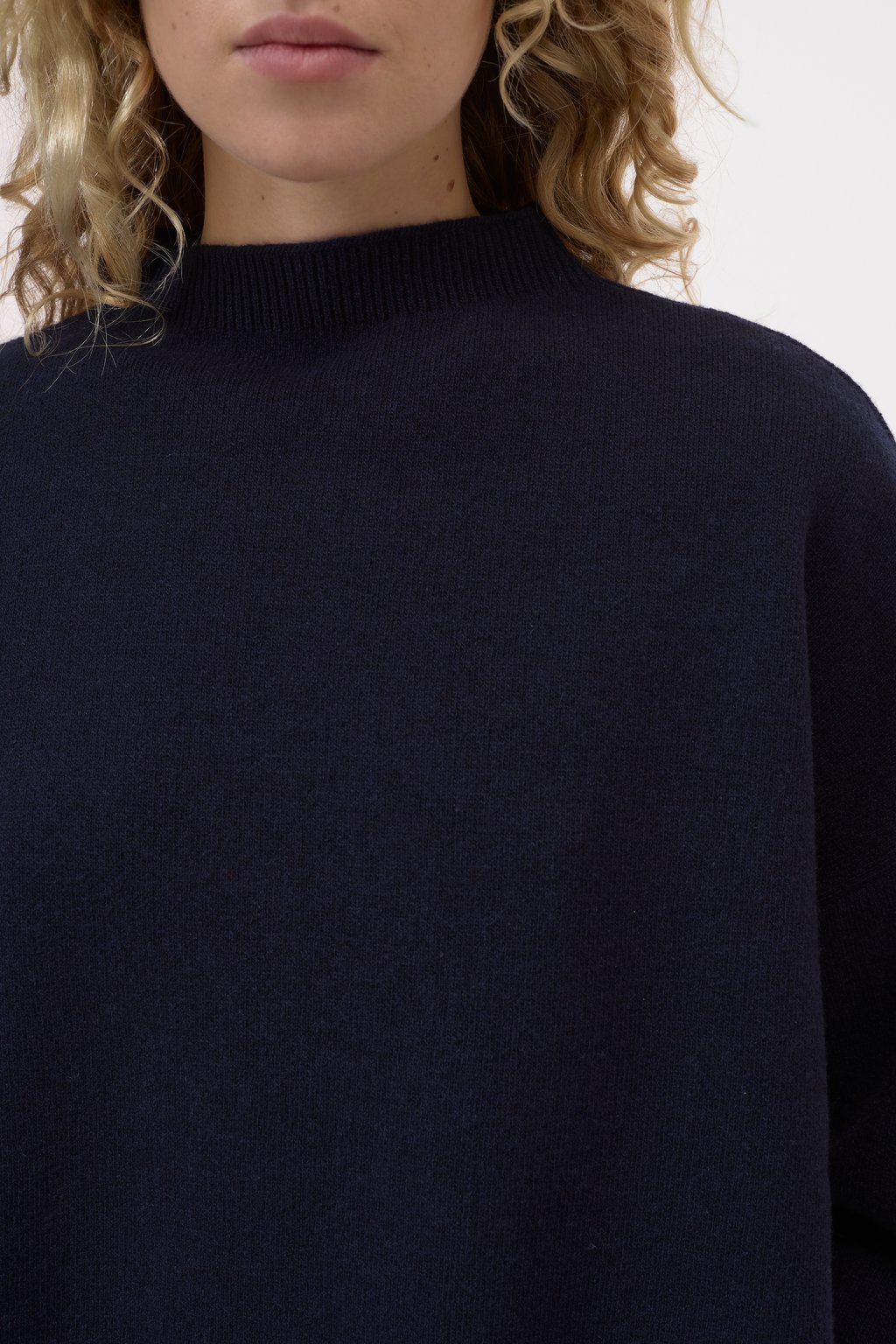 Wool blend double-face jumper | Closed