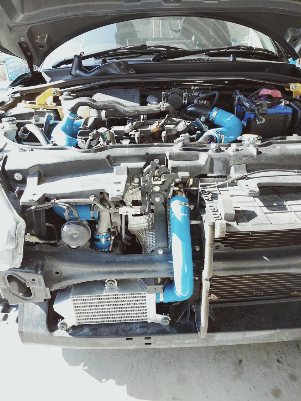D-SPORT コペン(LA400K)用レーシングインタークーラー のパーツ