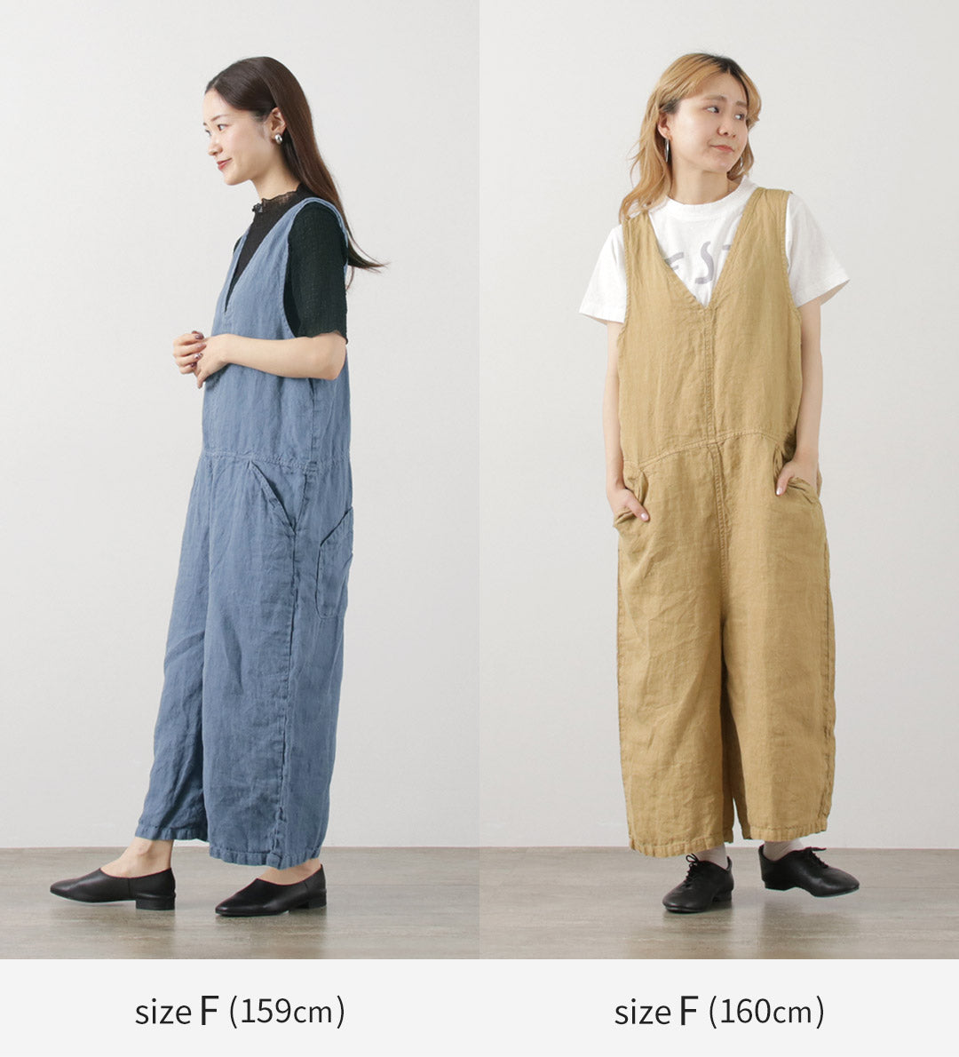 TUMUGU（ツムグ） ソリトリネン サロペット｜ROCOCO ONLINE STORE