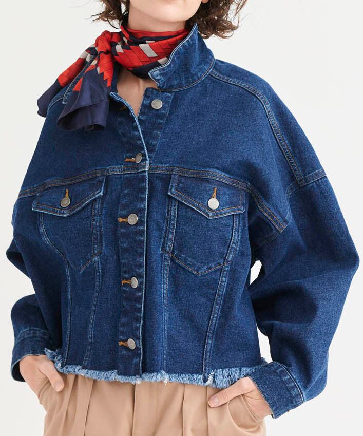 FRINGE DENIM JACKET/裾フリンジデニムジャケット_5198062 – CIMARRON
