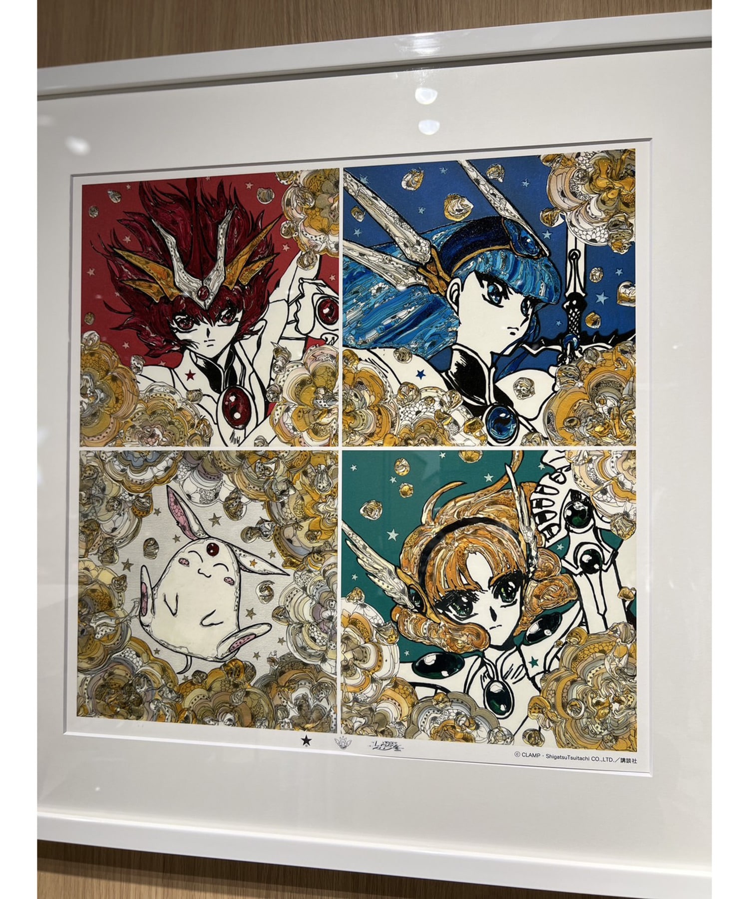 CLAMP】『魔法騎士レイアース』〈YUTA OKUDA〉SILK SCREEN ART