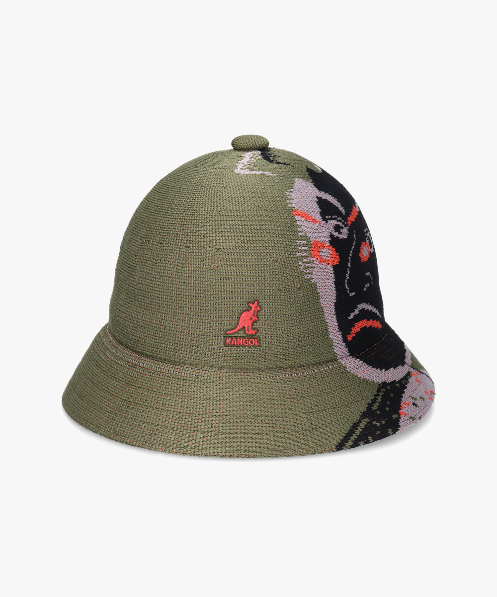 KANGOL×TADANORI YOKOO TROPIC CASUAL | S(06) OLIVE (51) | KANGOL