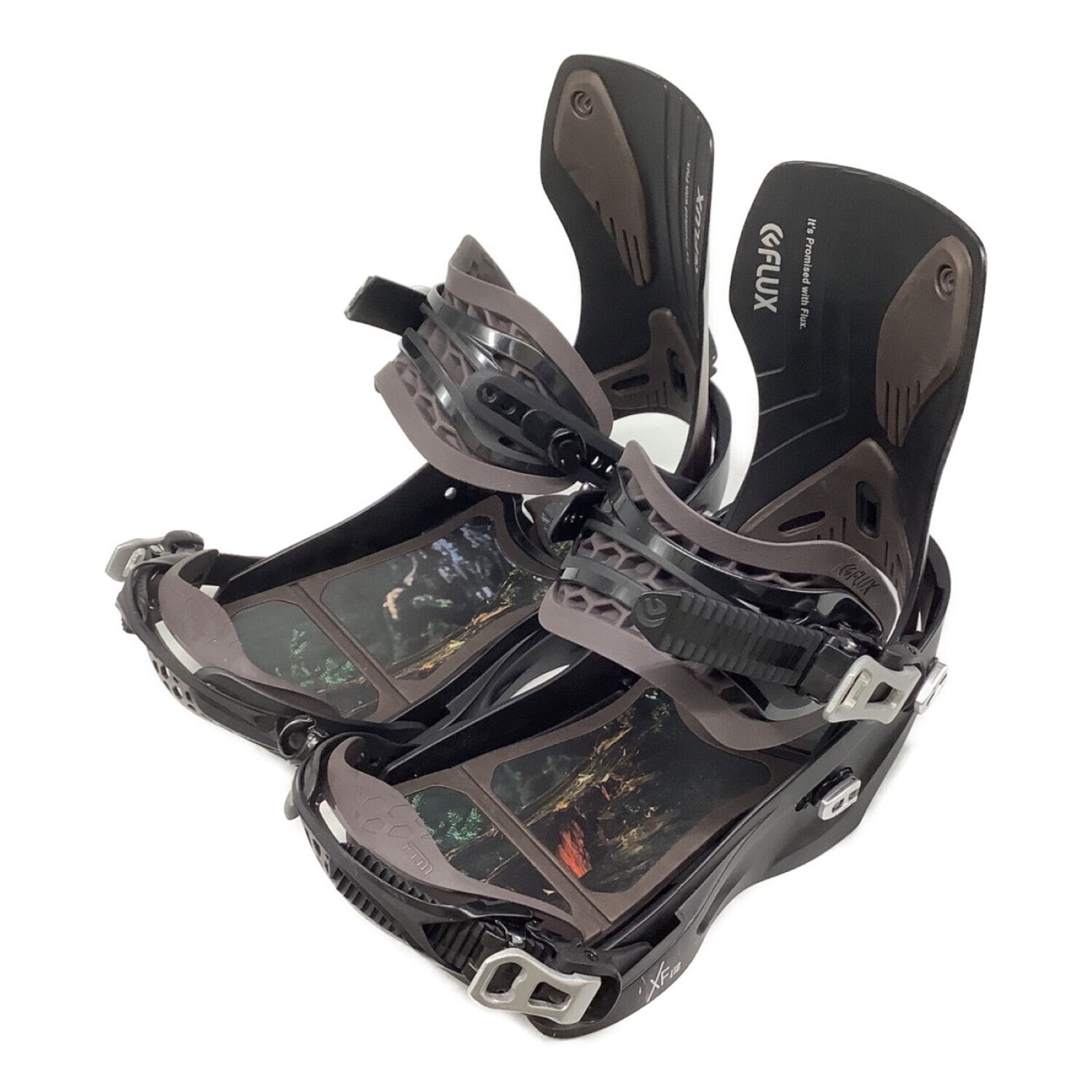 FLUX RL スノーボード バインディング Mサイズ ブラック×ブラウン flux