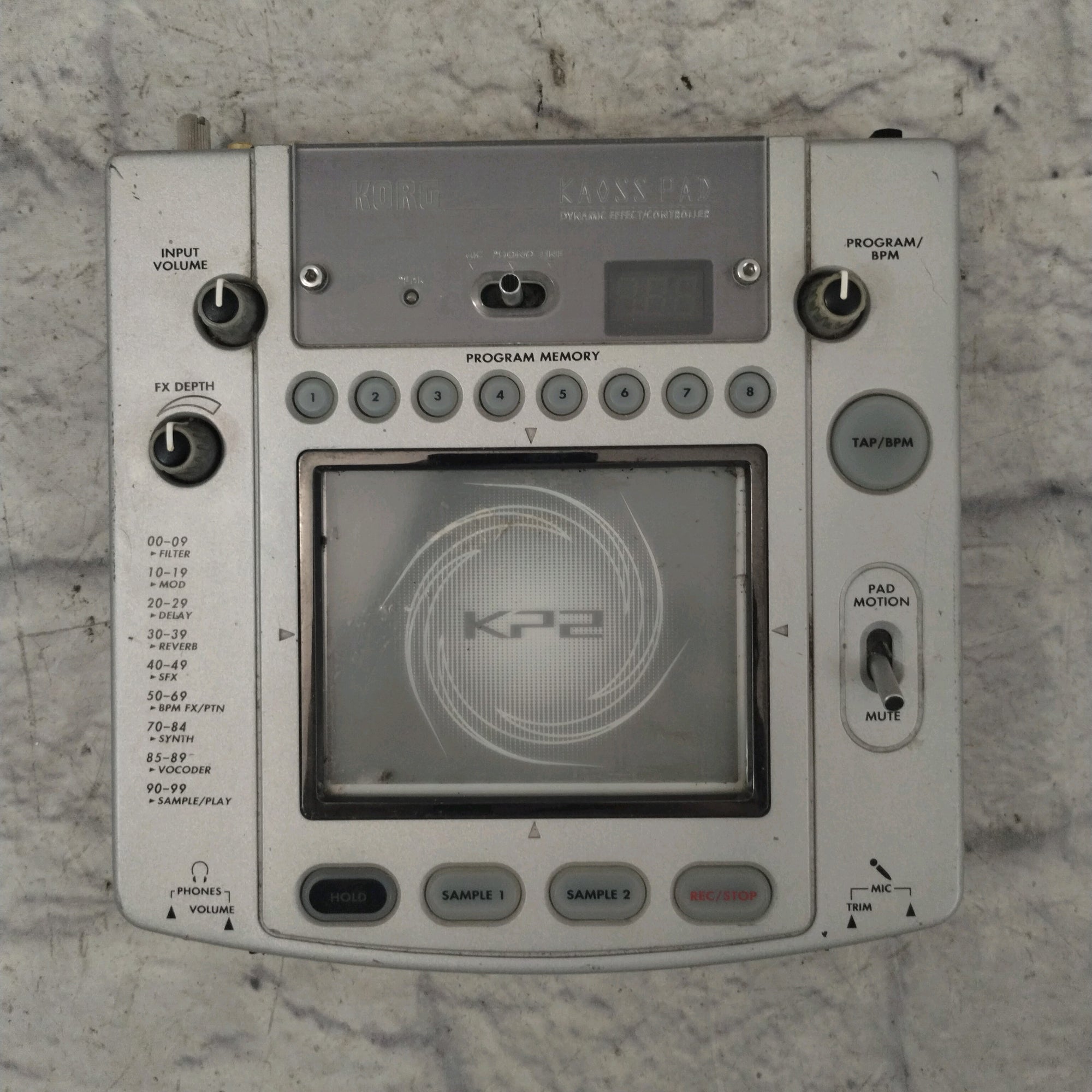 Korg KP-2 Kaoss Pad - Evolution Music