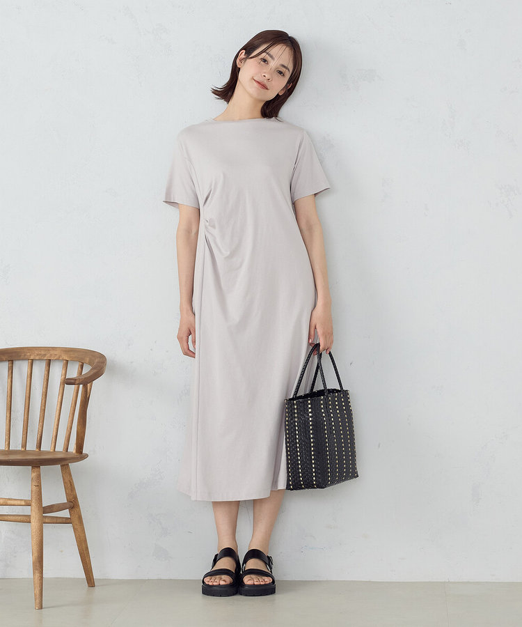 アシンメトリーデザイン Tワンピース（12-34OG04-204）｜コムサイズム